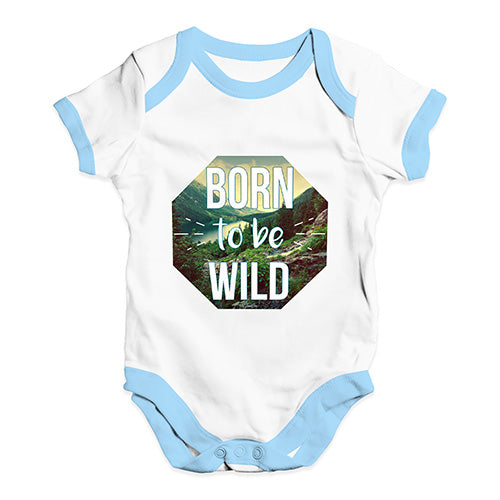 Born To Be Wild Baby Unisex Baby Grow Bodysuit