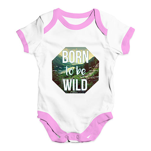 Born To Be Wild Baby Unisex Baby Grow Bodysuit