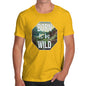 Funny T Shirts For Dad Born To Be Wild Men's T-Shirt X-Large Yellow