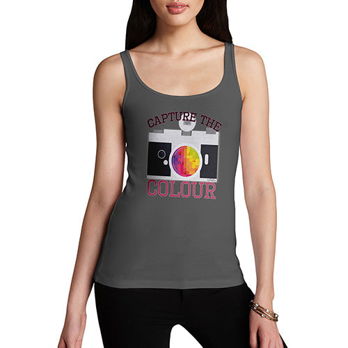 Funny Tank Tops For Women Capture The Colour Women's Tank Top Small Dark Grey