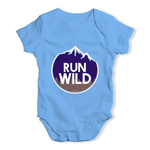 Run Wild Baby Unisex Baby Grow Bodysuit