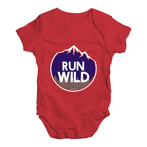 Run Wild Baby Unisex Baby Grow Bodysuit