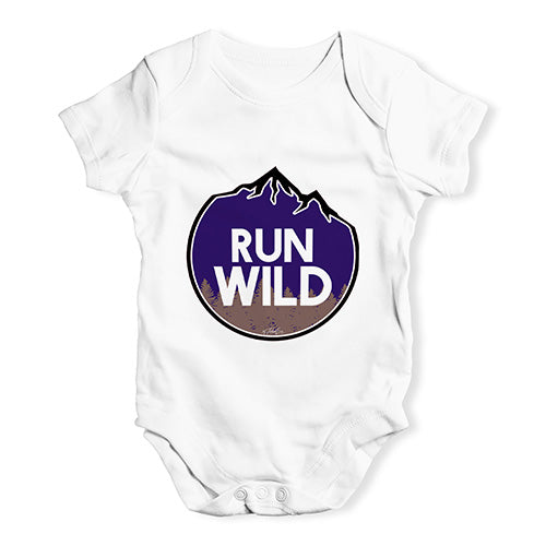 Run Wild Baby Unisex Baby Grow Bodysuit