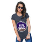 Funny Gifts For Women Run Wild Women's T-Shirt Medium Navy