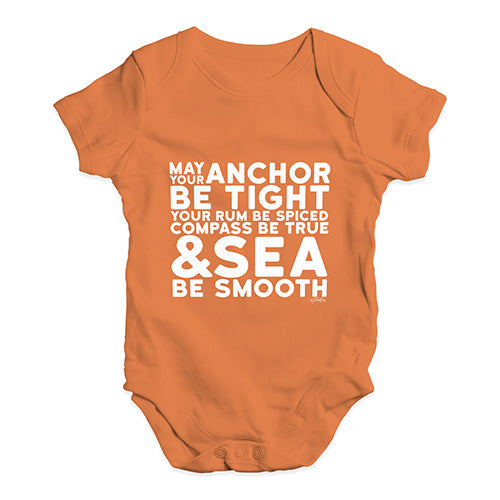 May Your Sea Be Smooth Baby Unisex Baby Grow Bodysuit