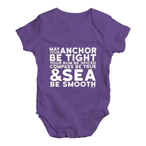 May Your Sea Be Smooth Baby Unisex Baby Grow Bodysuit