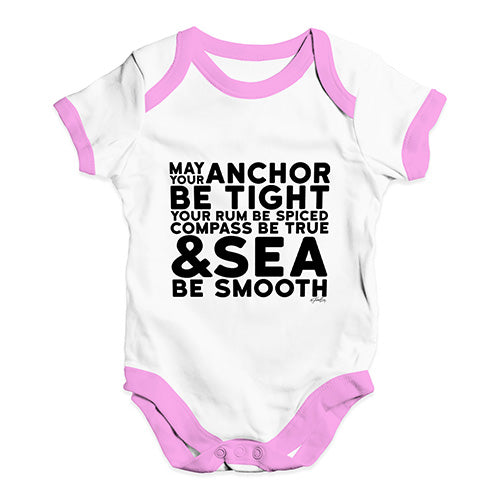 May Your Sea Be Smooth Baby Unisex Baby Grow Bodysuit