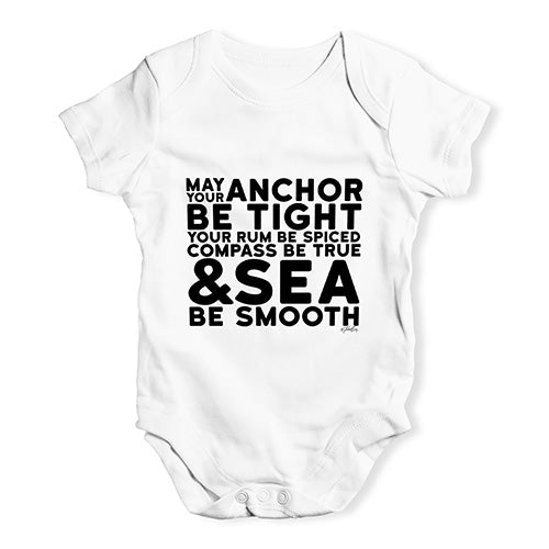 May Your Sea Be Smooth Baby Unisex Baby Grow Bodysuit