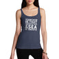 Funny Tank Top For Women May Your Sea Be Smooth Women's Tank Top Small Navy