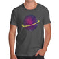 Novelty Tshirts Men Funny Space Planet Men's T-Shirt X-Large Dark Grey