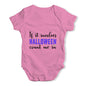 If It Involves Halloween Count Me In Baby Unisex Baby Grow Bodysuit