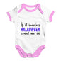 If It Involves Halloween Count Me In Baby Unisex Baby Grow Bodysuit