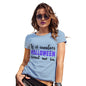 Funny Tshirts For Women If It Involves Halloween Count Me In Women's T-Shirt Large Sky Blue