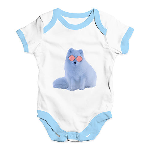 Snow Fox Glasses Baby Unisex Baby Grow Bodysuit