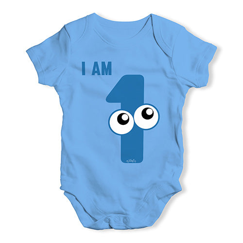 I Am One Baby Unisex Baby Grow Bodysuit