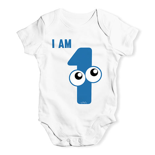 I Am One Baby Unisex Baby Grow Bodysuit