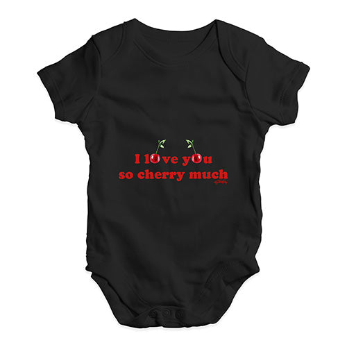 I Love You Cherry Much Baby Unisex Baby Grow Bodysuit