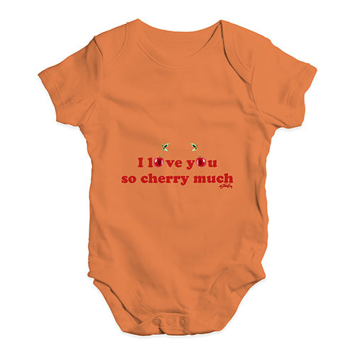 I Love You Cherry Much Baby Unisex Baby Grow Bodysuit