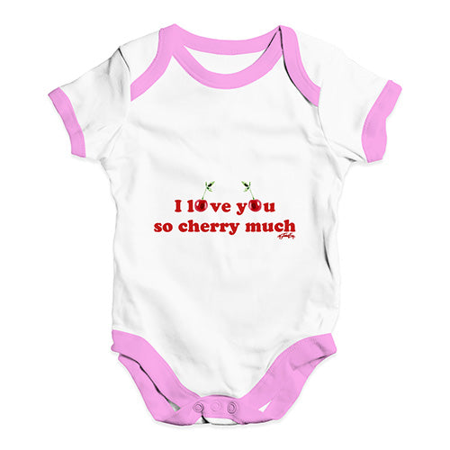 I Love You Cherry Much Baby Unisex Baby Grow Bodysuit