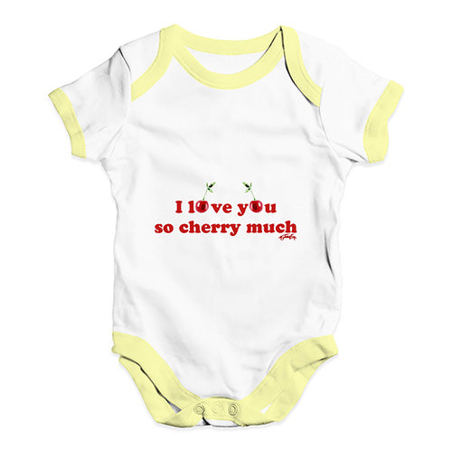 I Love You Cherry Much Baby Unisex Baby Grow Bodysuit