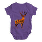 Autumn Deer Silhouette Baby Unisex Baby Grow Bodysuit