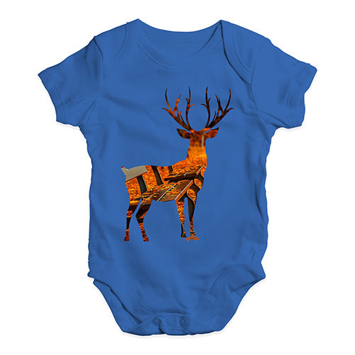 Autumn Deer Silhouette Baby Unisex Baby Grow Bodysuit