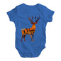 Autumn Deer Silhouette Baby Unisex Baby Grow Bodysuit