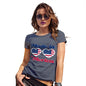 Funny Shirts For Women Made In 'Merica Women's T-Shirt Large Navy