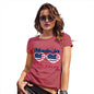 Funny Shirts For Women Made In 'Merica Women's T-Shirt Medium Red