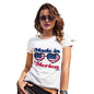 Funny T Shirts For Mum Made In 'Merica Women's T-Shirt Medium White