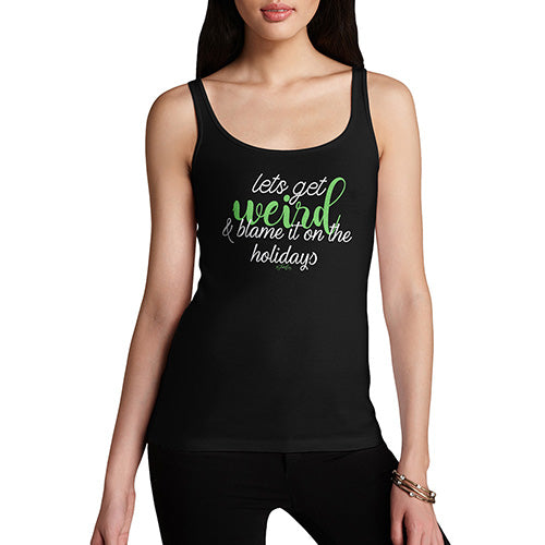 Blame It On The Holidays Women's Tank Top