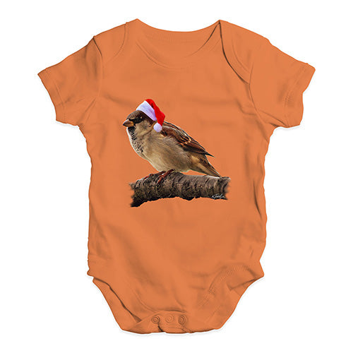 Christmas Bird Baby Unisex Baby Grow Bodysuit