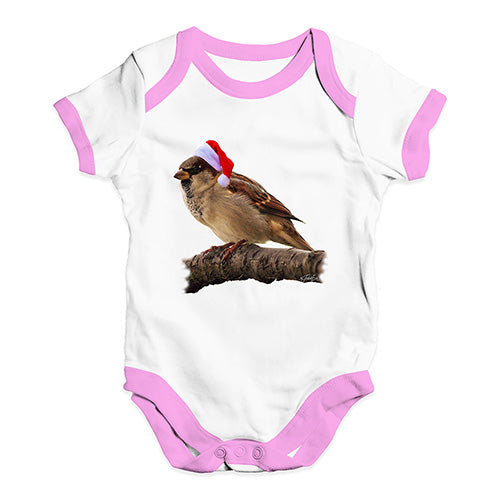 Christmas Bird Baby Unisex Baby Grow Bodysuit