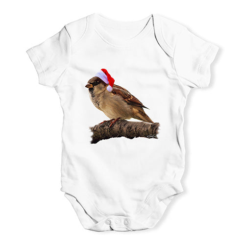 Christmas Bird Baby Unisex Baby Grow Bodysuit