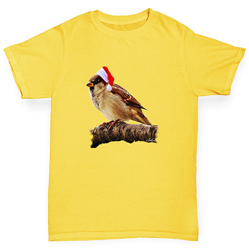 Christmas Bird Boy's T-Shirt