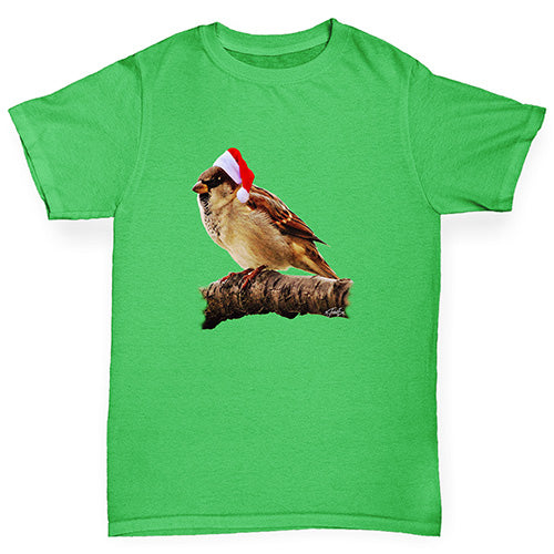 Christmas Bird Girl's T-Shirt 