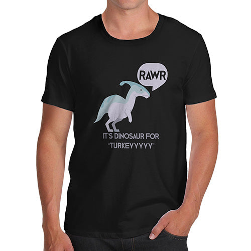 Dinosaur For Turkey Men's T-Shirt