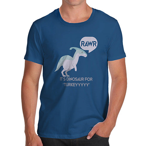 Dinosaur For Turkey Men's T-Shirt