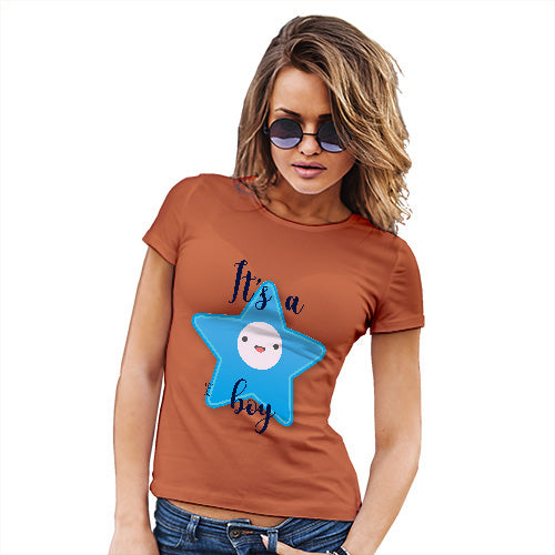 It's A Boy Star Women's T-Shirt 