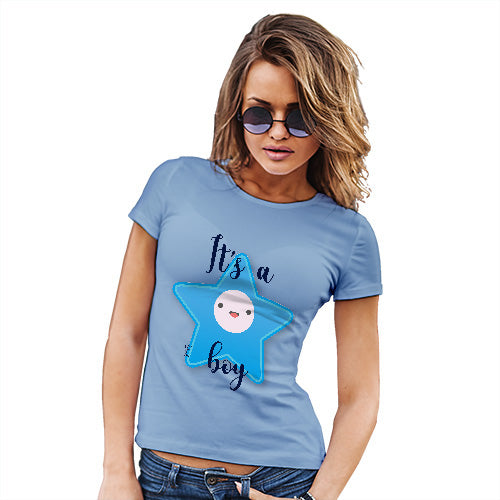 It's A Boy Star Women's T-Shirt 