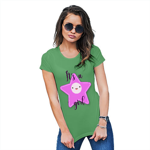 It's A Girl Star Women's T-Shirt 