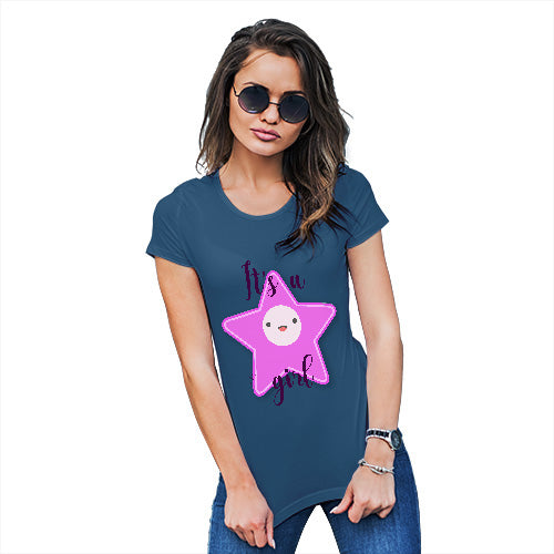 It's A Girl Star Women's T-Shirt 