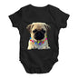 Pug In A Scarf Baby Unisex Baby Grow Bodysuit