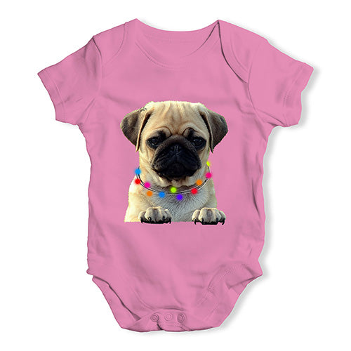 Pug In A Scarf Baby Unisex Baby Grow Bodysuit