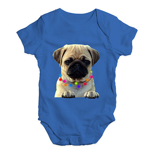 Pug In A Scarf Baby Unisex Baby Grow Bodysuit