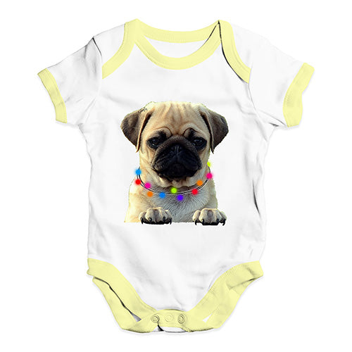 Pug In A Scarf Baby Unisex Baby Grow Bodysuit