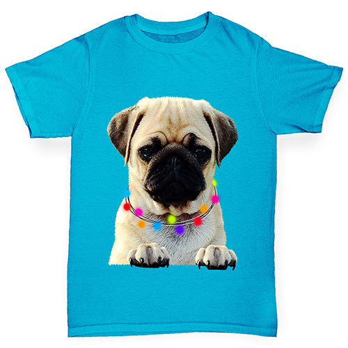 Pug In A Scarf Boy's T-Shirt