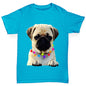 Pug In A Scarf Boy's T-Shirt