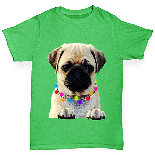 Pug In A Scarf Boy's T-Shirt