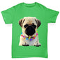 Pug In A Scarf Boy's T-Shirt